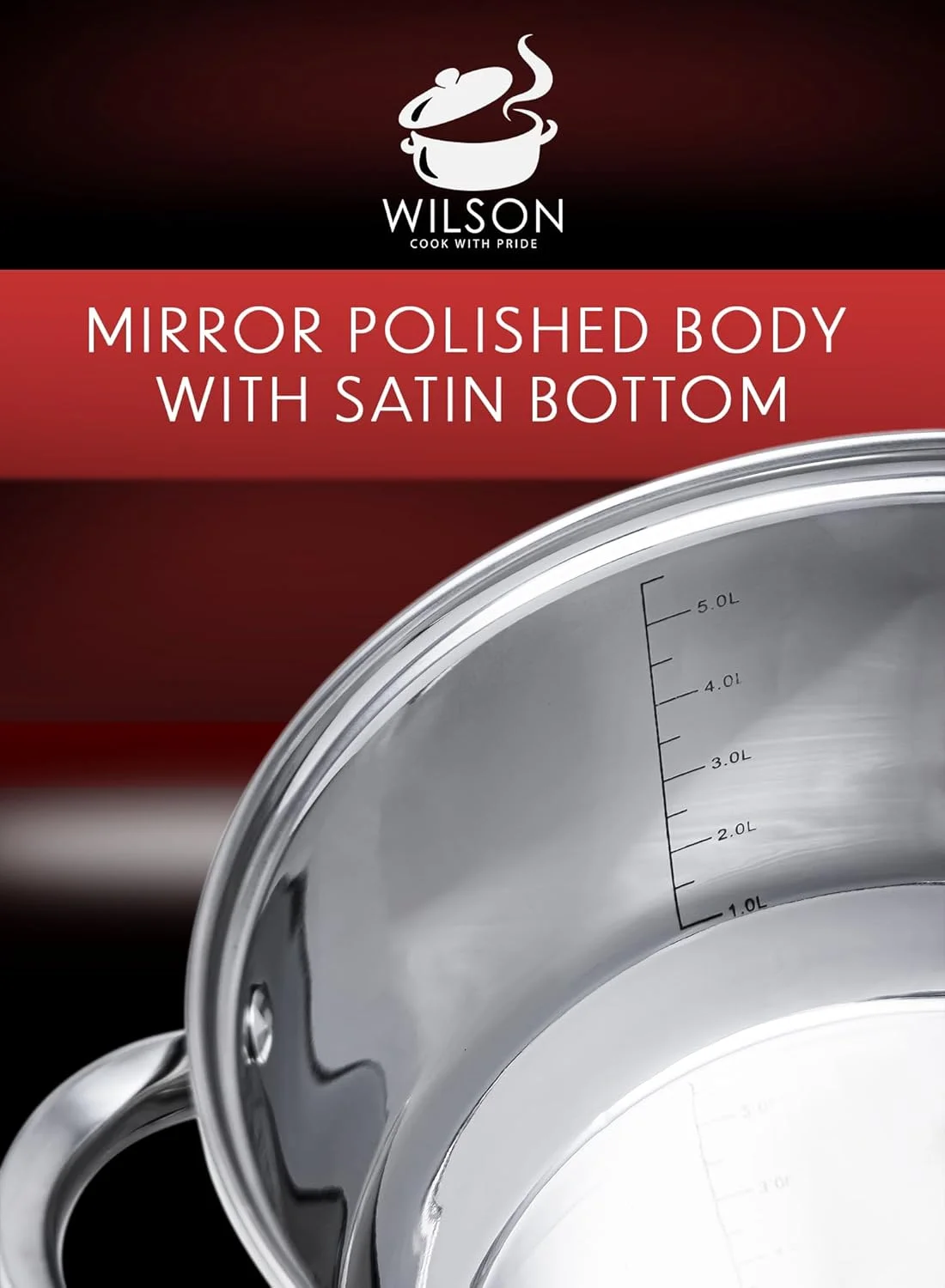 Cuisine Art Wilson Stainless Steel Cookware Set, 12-Piece, Casseroles, Saucepan, Fry Pan, Ergonomic Handles, All Cooktop Compatible, Dishwasher Safe, Durable, Stylish Kitchen Essentials Cuisine Art Wilson Stainless Steel Cookware Set, 12-Piece, Casseroles, Saucepan, Fry Pan, Ergonomic Handles, All Cooktop Compatible, Dishwasher Safe, Durable, Stylish Kitchen Essentials
