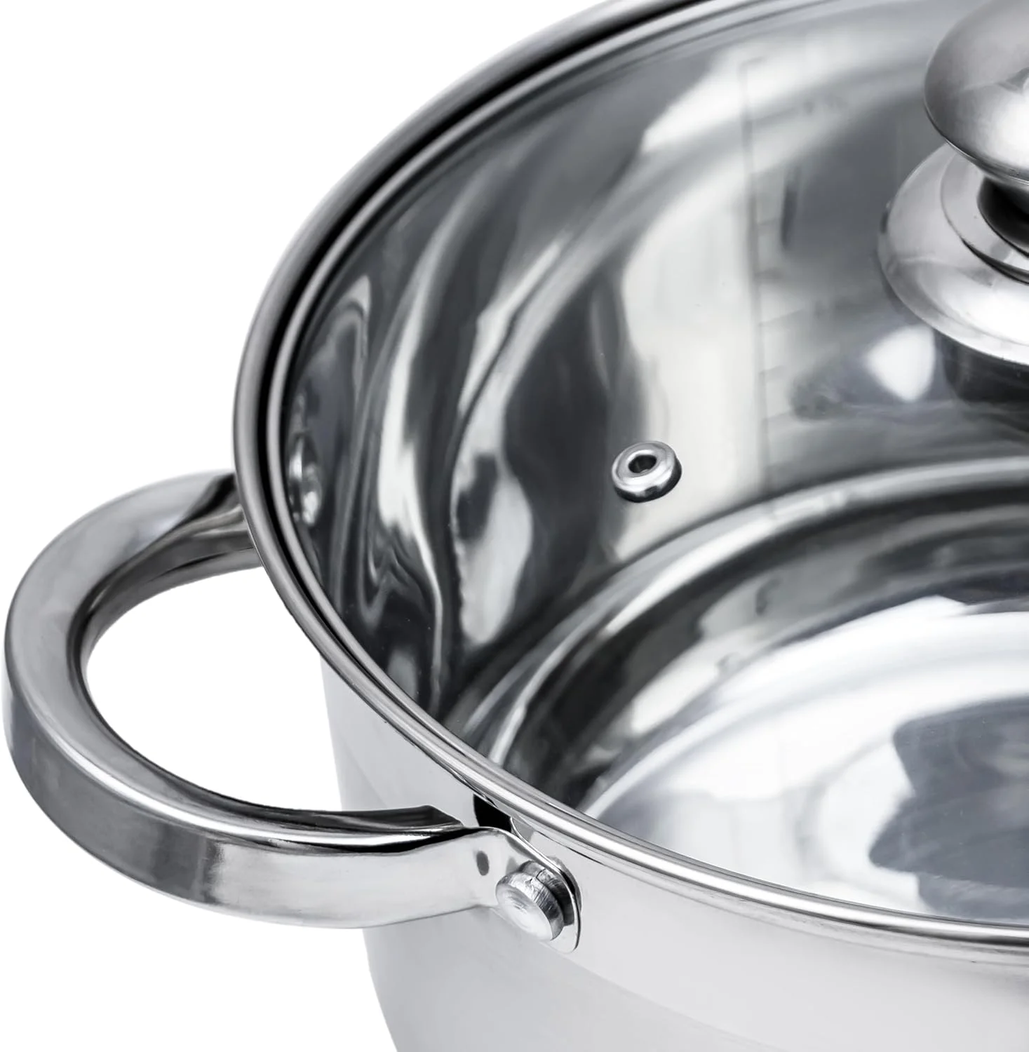 Cuisine Art Wilson Stainless Steel Cookware Set, 12-Piece, Casseroles, Saucepan, Fry Pan, Ergonomic Handles, All Cooktop Compatible, Dishwasher Safe, Durable, Stylish Kitchen Essentials Cuisine Art Wilson Stainless Steel Cookware Set, 12-Piece, Casseroles, Saucepan, Fry Pan, Ergonomic Handles, All Cooktop Compatible, Dishwasher Safe, Durable, Stylish Kitchen Essentials