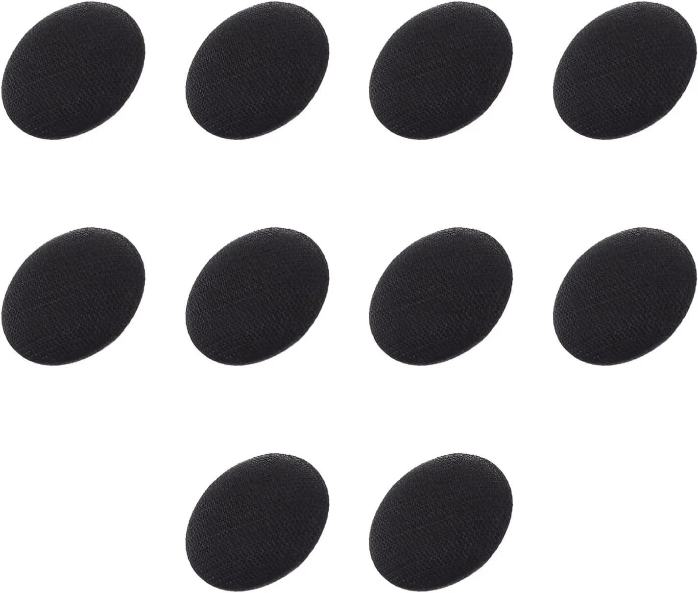 دکمه های کت و شلوار تاکسیدو 10 عددی، دکمه های کتانی DIY برای آستین ژاکت و شلوار مجلسی، دکمه های خیاطی تزئینی، لوازم جانبی لباس برای صنایع دستی DIY (مشکی)، دکمه های جلوی ژاکت