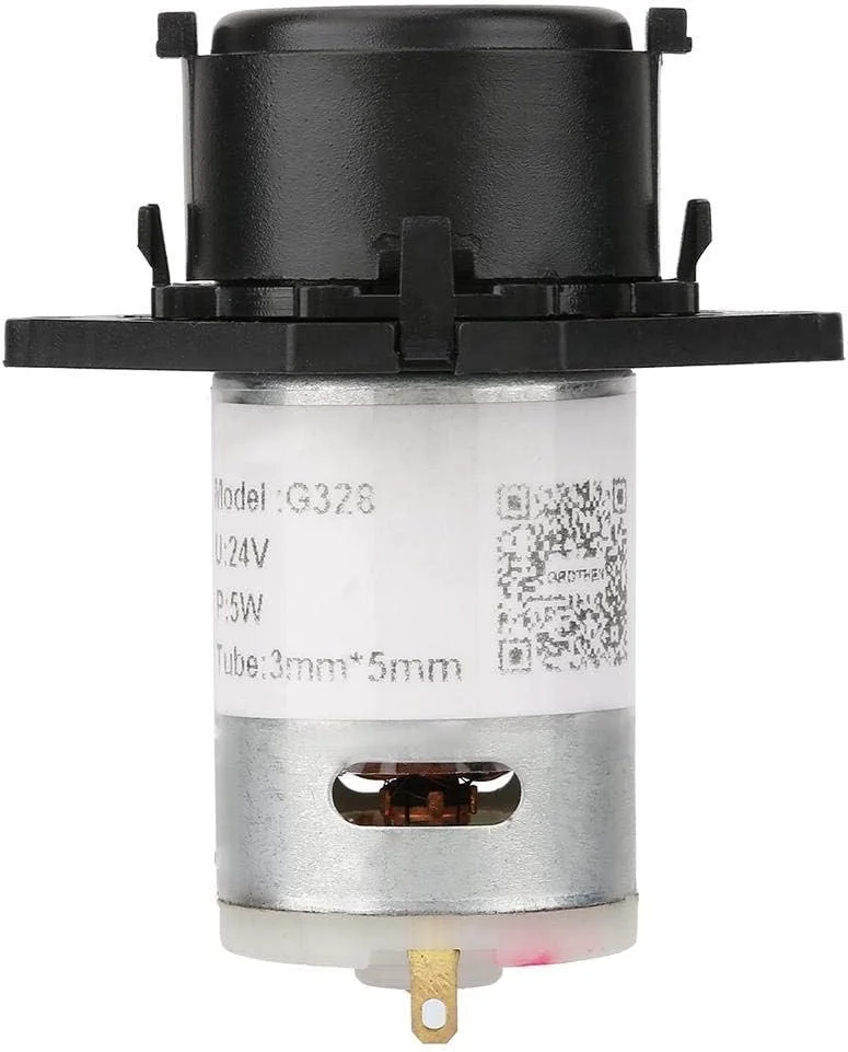 پمپ دوزینگ پریستالتیک GQCQGS، پمپ پریستالتیک مینی DC 24V، پمپ آب مایع پریستالتیک، هد لوله پریستالتیک DIY برای تجزیه و تحلیل شیمیایی آزمایشگاهی آکواریوم