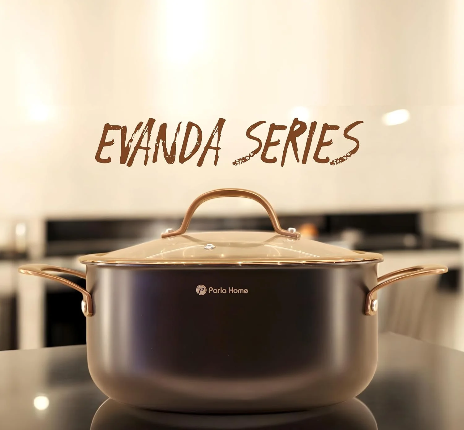 ست ظروف پخت و پز 8 پارچه نچسب پارلا هوم سری Evanda (E-1180) 3 لایه: استیل ضد زنگ 18/10، آلومینیوم، استیل ضد زنگ 304 بیرونی با پوشش مشکی نچسب XYNFLON. مناسب برای اجاق های القایی. ست ظروف پخت و پز 8 پارچه نچسب پارلا هوم سری Evanda (E-1180) 3 لایه: استیل ضد زنگ 18/10، آلومینیوم، استیل ضد زنگ 304 بیرونی با پوشش مشکی نچسب XYNFLON. مناسب برای اجاق های القایی.