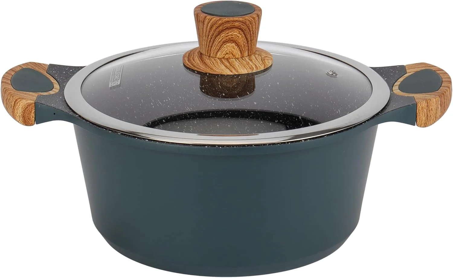 ست ظروف پخت و پز نچسب آلومینیومی Royalford مدل RF12508 با روکش گرانیتی، دسته و دستگیره چوبی، درب شیشه ای حرارت دیده با قاب فولادی، مناسب برای همه اجاق ها، 10 تکه ست ظروف پخت و پز نچسب آلومینیومی Royalford مدل RF12508 با روکش گرانیتی، دسته و دستگیره چوبی، درب شیشه ای حرارت دیده با قاب فولادی، مناسب برای همه اجاق ها، 10 تکه