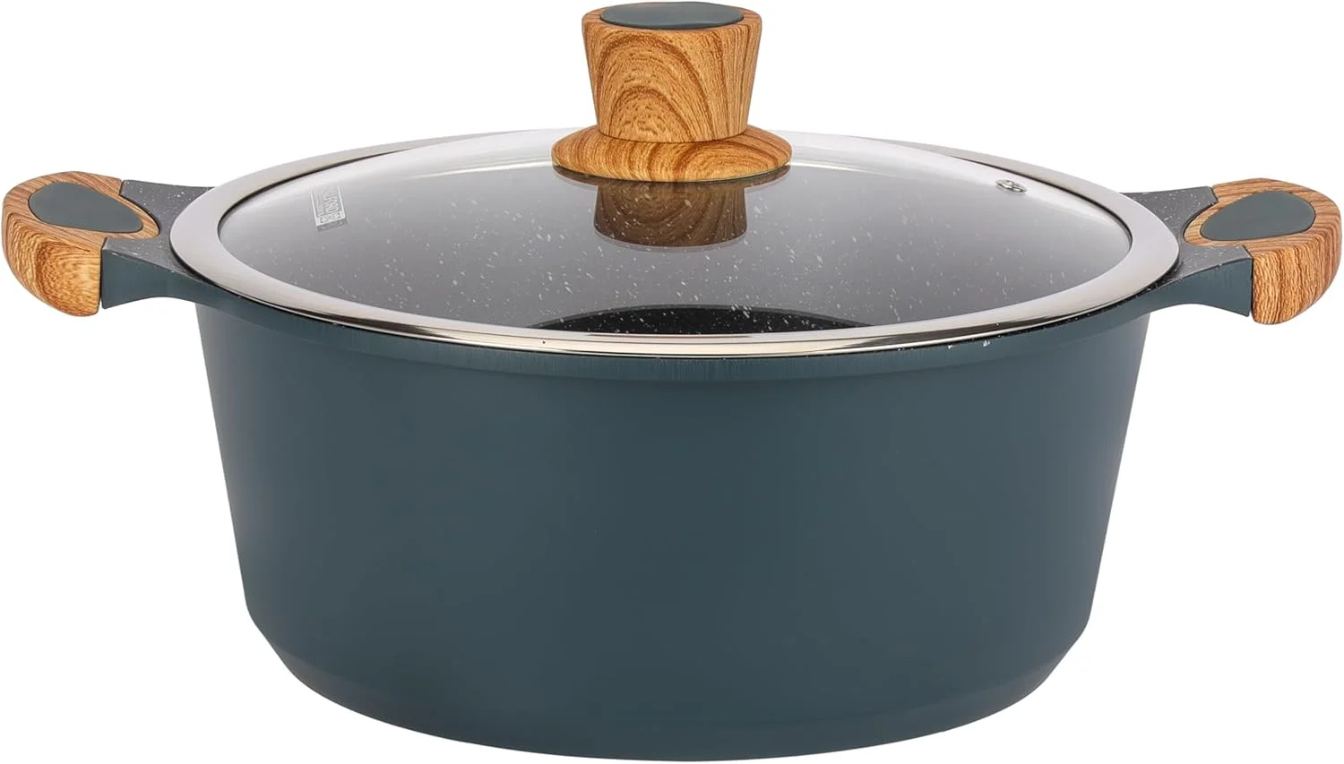 ست ظروف پخت و پز نچسب آلومینیومی Royalford مدل RF12508 با روکش گرانیتی، دسته و دستگیره چوبی، درب شیشه ای حرارت دیده با قاب فولادی، مناسب برای همه اجاق ها، 10 تکه ست ظروف پخت و پز نچسب آلومینیومی Royalford مدل RF12508 با روکش گرانیتی، دسته و دستگیره چوبی، درب شیشه ای حرارت دیده با قاب فولادی، مناسب برای همه اجاق ها، 10 تکه