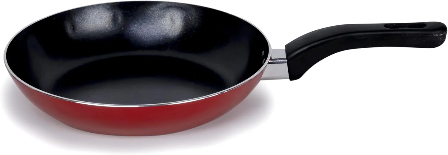 ست ظروف پخت و پز 10 پارچه نچسب ویلسون پرِستو | آلومینیوم نچسب | قابلمه | شیرجوش | تابه | قاشق جامد | کفگیر | - قرمز