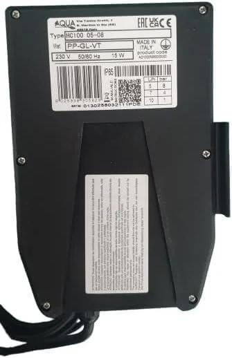 پمپ تزریق مواد شیمیایی استخر AQUA HC100، هد PP، 05-08