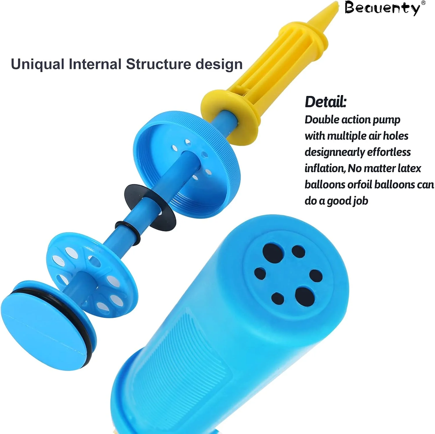 تلمبه دستی بادکنک Beauenty، تلمبه دستی دستی - تلمبه های بادی دو طرفه برای بادکنک ها، توپ های ورزشی، توپ های یوگا، شناورهای استخر (1 عدد رنگ تصادفی) تلمبه دستی بادکنک Beauenty، تلمبه دستی دستی - تلمبه های بادی دو طرفه برای بادکنک ها، توپ های ورزشی، توپ های یوگا، شناورهای استخر (1 عدد رنگ تصادفی)