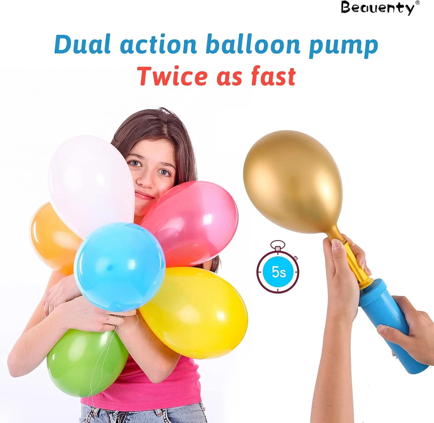 تلمبه دستی بادکنک Beauenty، تلمبه دستی دستی - تلمبه های بادی دو طرفه برای بادکنک ها، توپ های ورزشی، توپ های یوگا، شناورهای استخر (1 عدد رنگ تصادفی) تلمبه دستی بادکنک Beauenty، تلمبه دستی دستی - تلمبه های بادی دو طرفه برای بادکنک ها، توپ های ورزشی، توپ های یوگا، شناورهای استخر (1 عدد رنگ تصادفی)