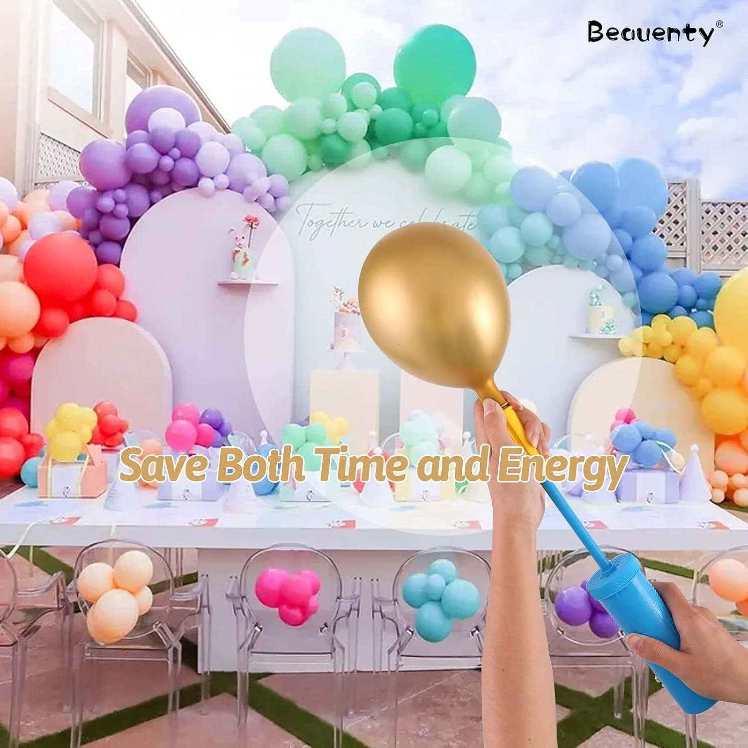 تلمبه دستی بادکنک Beauenty، تلمبه دستی دستی - تلمبه های بادی دو طرفه برای بادکنک ها، توپ های ورزشی، توپ های یوگا، شناورهای استخر (1 عدد رنگ تصادفی) تلمبه دستی بادکنک Beauenty، تلمبه دستی دستی - تلمبه های بادی دو طرفه برای بادکنک ها، توپ های ورزشی، توپ های یوگا، شناورهای استخر (1 عدد رنگ تصادفی)