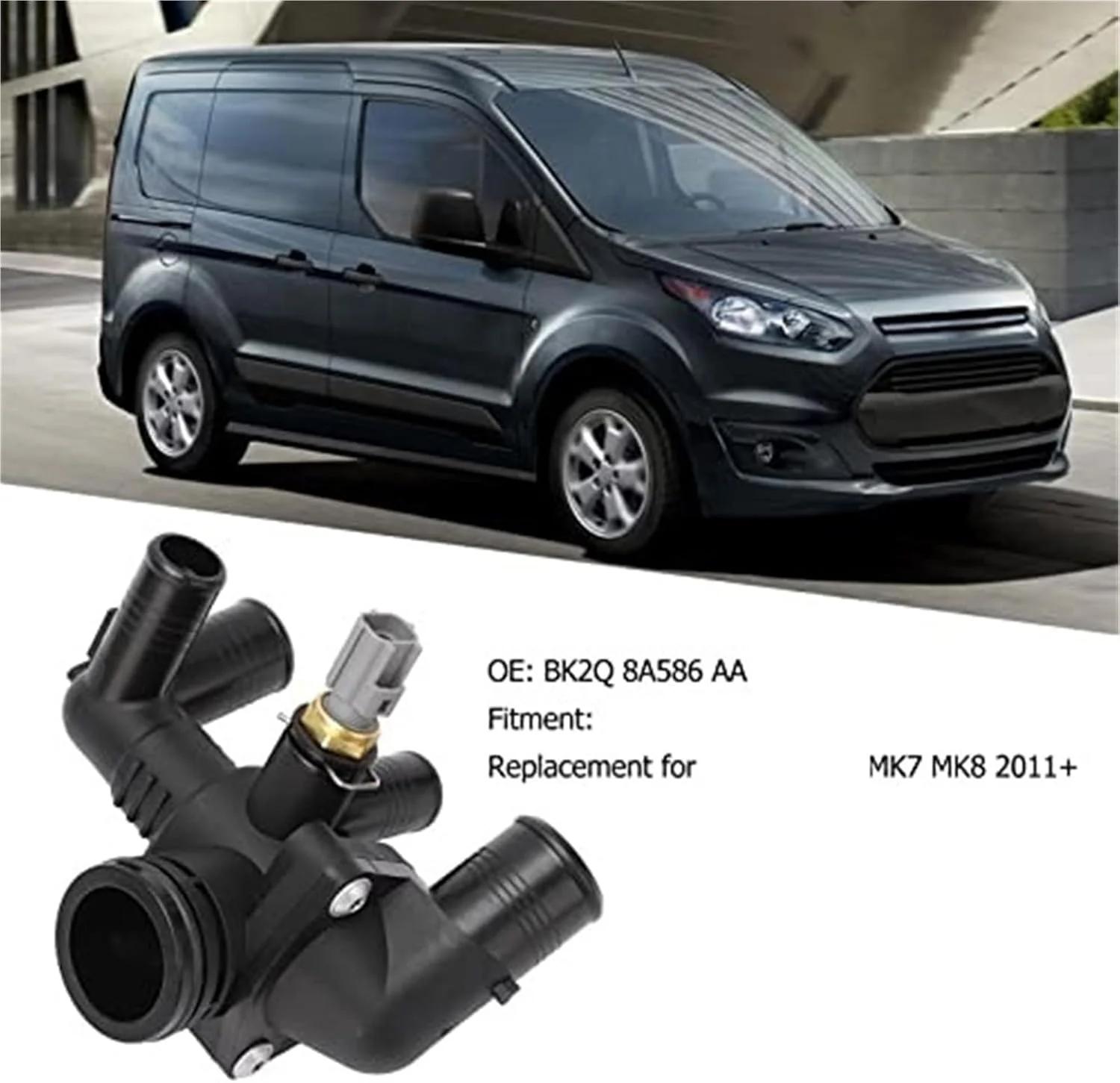 Rynplex Thermostat Housing,Car Engine Bk2Q 8A586 Aa, Transit Custom Mk7 Mk8 Thermostat Housing
