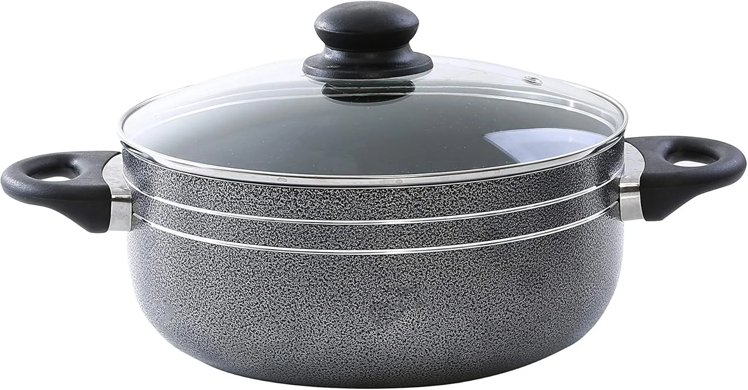 Royalford Cookware Set, Black, Rf7065, 10 Pieces, Aluminium Royalford Cookware Set, Black, Rf7065, 10 Pieces, Aluminium