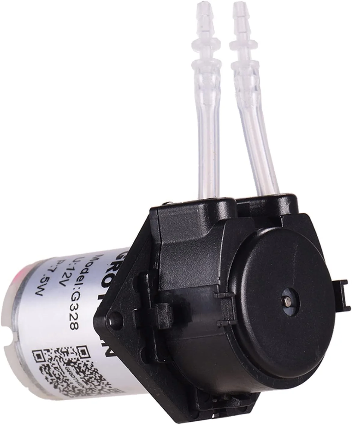 پمپ دوزینگ DC 12V اونا، پمپ پریستالتیک مینی پمپ مایع آب، هد لوله پریستالتیک با عملکرد خود مکش برای آزمایشگاه آکواریوم، تجزیه و تحلیل شیمیایی، دوزینگ افزودنی ها، مدل پنل تخت