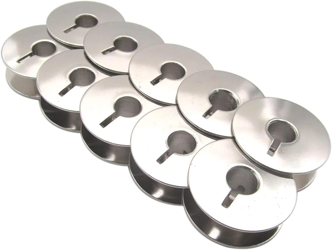 CKPSMS Brand - ماسوره های فولادی شماره 8887 سازگار با چرخ خیاطی های Pfaff 130, 138-6, 1467 (10 عدد) CKPSMS Brand - ماسوره های فولادی شماره 8887 سازگار با چرخ خیاطی های Pfaff 130, 138-6, 1467 (10 عدد)
