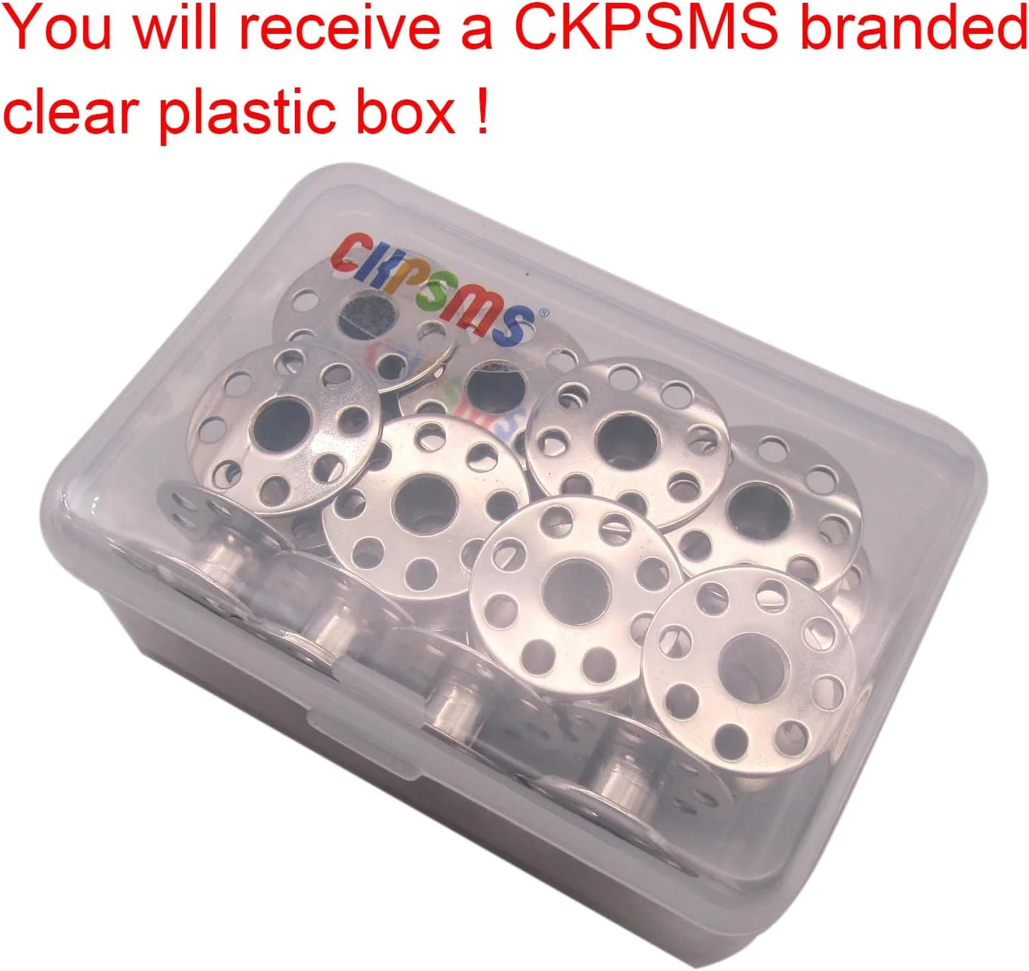 CKPSMS Brand - #B9117-012-000W=270010W ماسوره های فولادی چرخ خیاطی صنعتی مناسب برای CONSEW JUKI Brother (10 عدد) CKPSMS Brand - #B9117-012-000W=270010W ماسوره های فولادی چرخ خیاطی صنعتی مناسب برای CONSEW JUKI Brother (10 عدد)