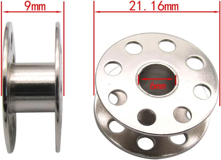 CKPSMS Brand - #B9117-012-000W=270010W ماسوره های فولادی چرخ خیاطی صنعتی مناسب برای CONSEW JUKI Brother (10 عدد) CKPSMS Brand - #B9117-012-000W=270010W ماسوره های فولادی چرخ خیاطی صنعتی مناسب برای CONSEW JUKI Brother (10 عدد)