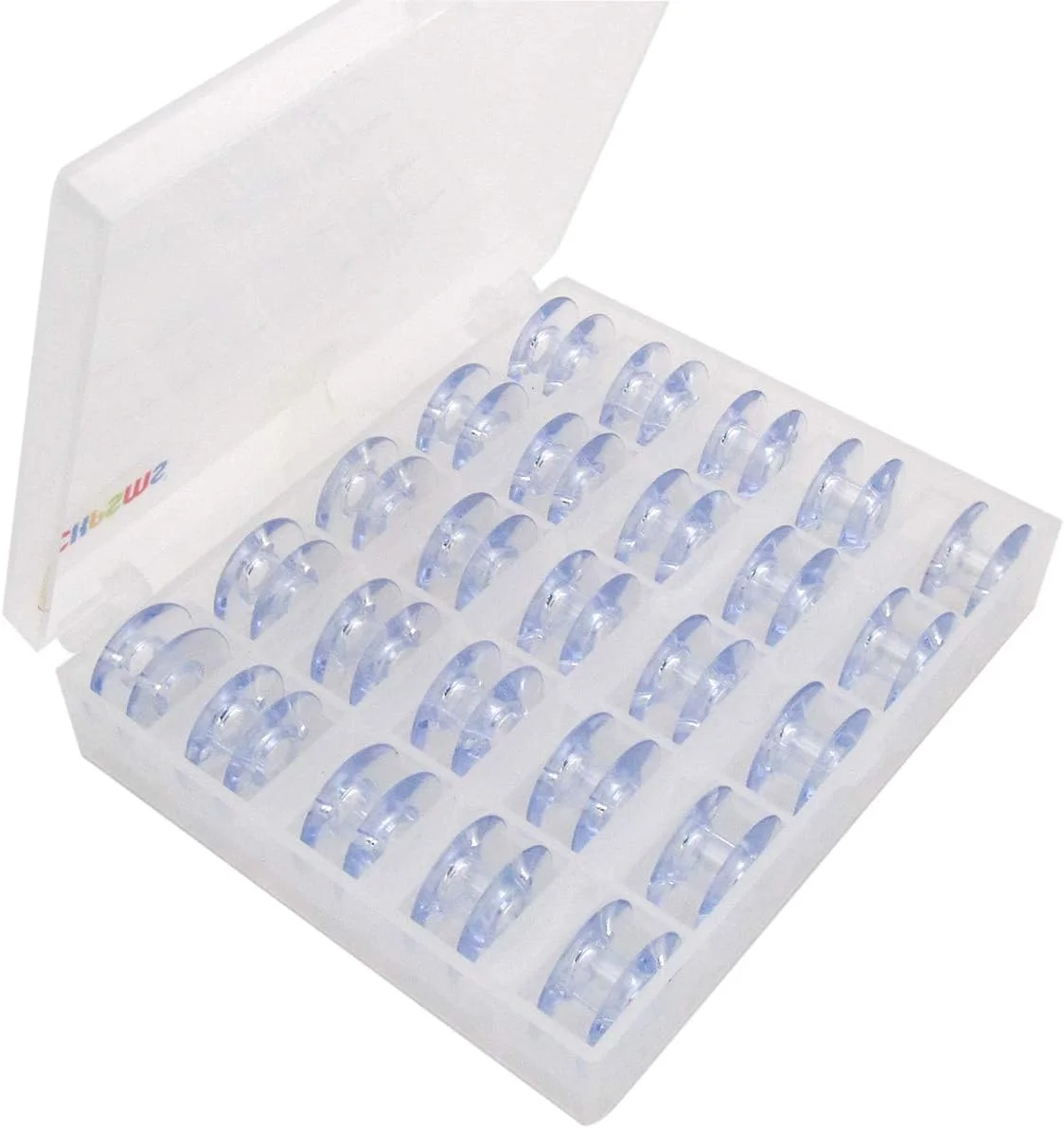 CKPSMS Brand -#172222P ماسوره های پلاستیکی مناسب برای چرخ خیاطی های Singer 66 99 Class Bernina 719 White 8600 8800 (25 عدد + جعبه) CKPSMS Brand -#172222P ماسوره های پلاستیکی مناسب برای چرخ خیاطی های Singer 66 99 Class Bernina 719 White 8600 8800 (25 عدد + جعبه)
