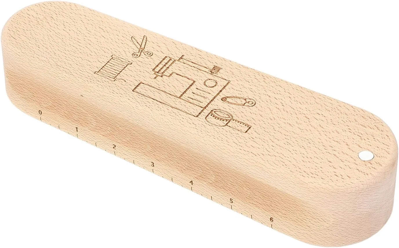 Wood Cutter Clapper with Scale, Wooden Quilting Seam Roller, Multifunctional Quilting Cutter Clapper, Quilter Press Seam Flattening Tool for Embroidery, Quilting, Sewing Wood Cutter Clapper with Scale, Wooden Quilting Seam Roller, Multifunctional Quilting Cutter Clapper, Quilter Press Seam Flattening Tool for Embroidery, Quilting, Sewing