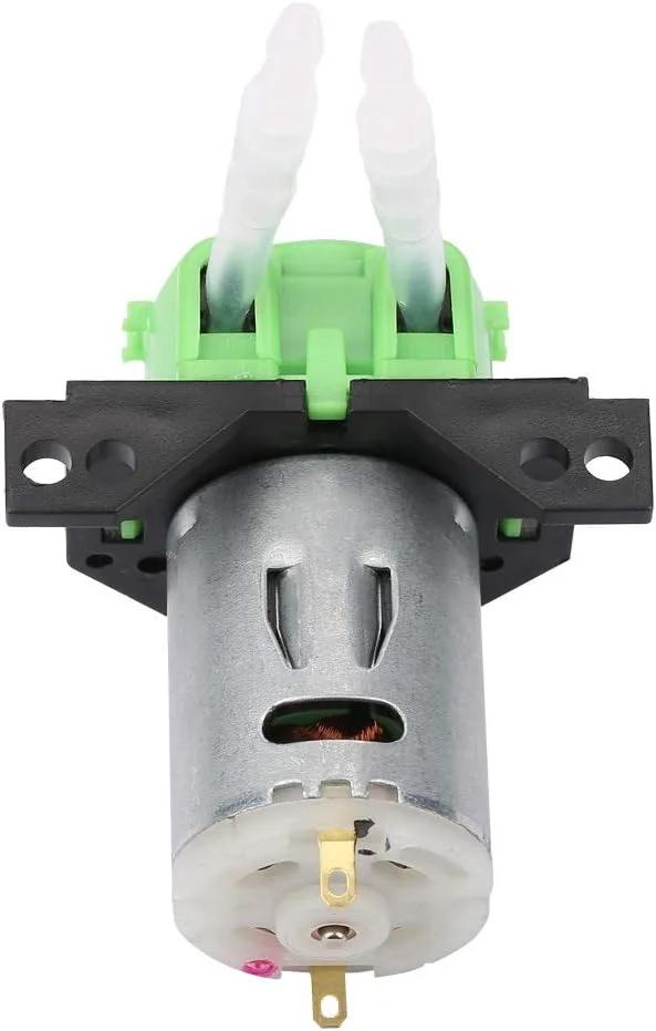 پمپ دوزینگ DC 12V/24V، پمپ پریستالتیک خود مکش با قابلیت تنظیم جهت جریان به همراه کانکتور برای آکواریوم، آزمایشگاه، تجزیه و تحلیل شیمیایی (سبز-12V 3 * 5)، انواع پمپ ها و لوازم جانبی دیگر