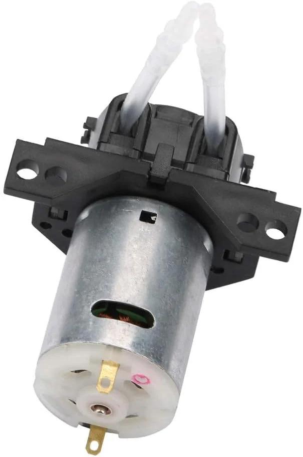 پمپ دوزینگ DC با ولتاژ 12V/24V، پمپ پریستالتیک خود مکش با قابلیت تنظیم جهت جریان به همراه کانکتور برای آزمایشگاه آکواریوم و تجزیه و تحلیل مواد شیمیایی (مشکی 24V 2 * 4)، انواع پمپ ها و لوازم جانبی دیگر