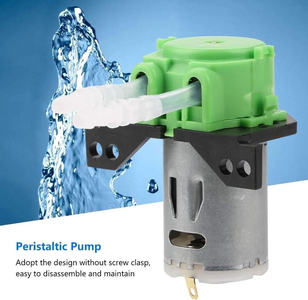 پمپ دوزینگ DC 12V/24V، پمپ پریستالتیک خود مکش با قابلیت تنظیم جهت جریان به همراه کانکتور برای آکواریوم، آزمایشگاه، تجزیه و تحلیل شیمیایی (سبز-12V 3 * 5)، انواع پمپ ها و لوازم جانبی دیگر
