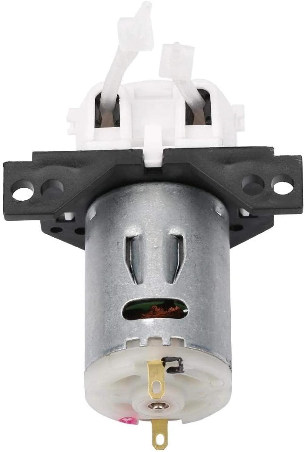 پمپ دوزینگ 12V/24V DC، پمپ پریستالتیک خود مکش با قابلیت تنظیم جهت جریان به همراه کانکتور برای آکواریوم، آزمایشگاه و آنالیز مواد شیمیایی