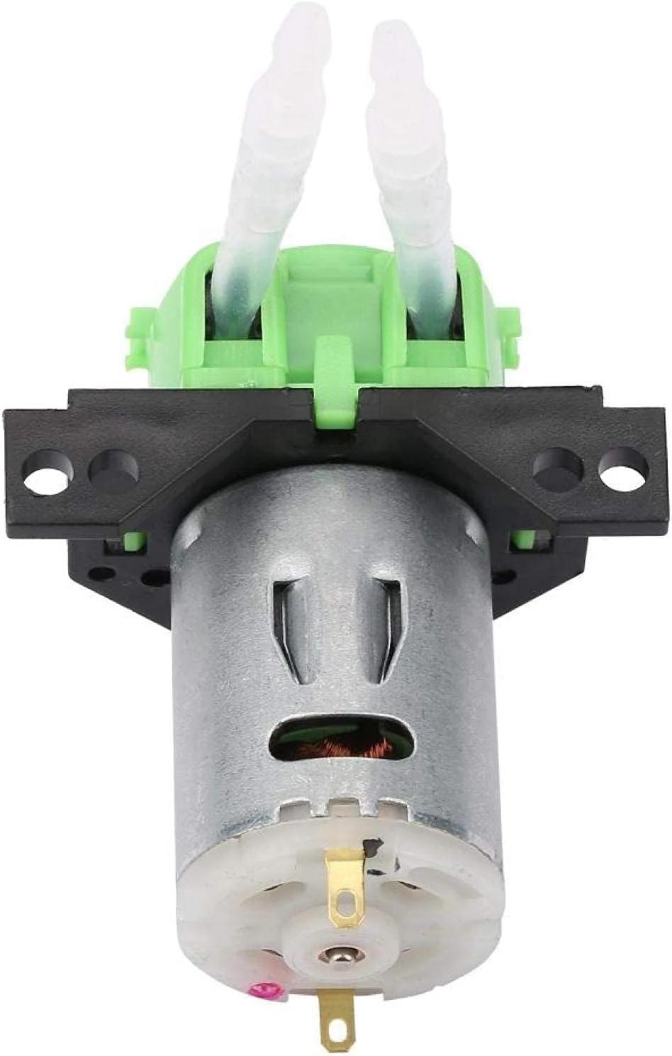 پمپ دوزینگ 12V/24V DC، پمپ پریستالتیک خود مکش با قابلیت تنظیم جهت جریان به همراه کانکتور، مناسب برای آکواریوم، آزمایشگاه و تجزیه و تحلیل مواد شیمیایی