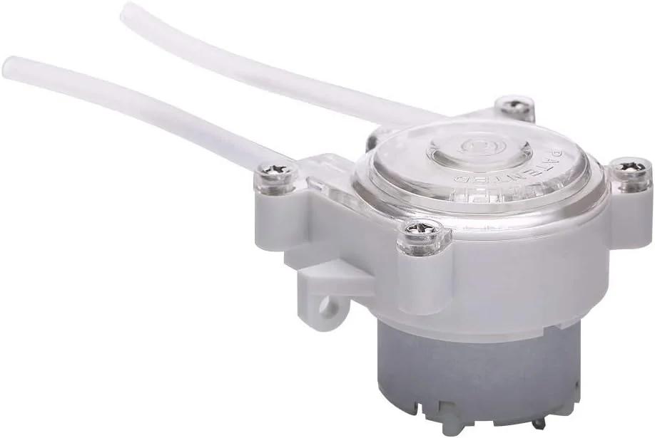 پمپ دوزینگ DC 6V عملی DIY با سرعت چرخش 0.1-60 دور در دقیقه، هد دوزینگ پریستالتیک برای آزمایشگاه شیمیایی آکواریوم و آب آنالیتیکال