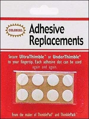 پدهای جایگزین چسبی انگشتانه Colonial Needle، بسته 8 عددی SM201 (بسته 3 عددی)