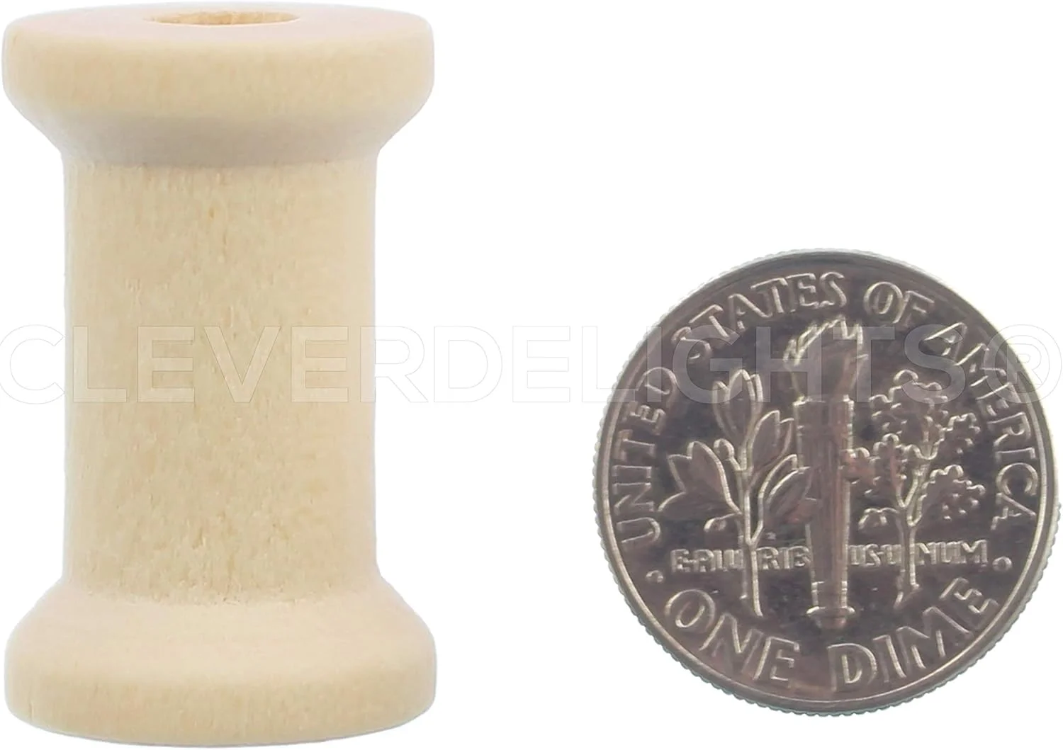 ماسوره چوبی CleverDelights، 2.54 سانتیمتری در 1.6 سانتیمتری - بستهی 50 عددی - ماسورههای خالی برای کاردستی ماسوره چوبی CleverDelights، 2.54 سانتیمتری در 1.6 سانتیمتری - بستهی 50 عددی - ماسورههای خالی برای کاردستی