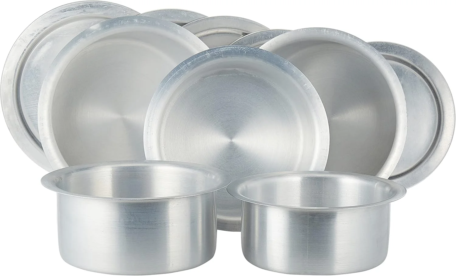 Raj Aluminium Cooking Pot Set, Set of 5, Cookware Set,  RKTS01, Curry Pots , Cooking Pots , Serving Pots Raj Aluminium Cooking Pot Set, Set of 5, Cookware Set,  RKTS01, Curry Pots , Cooking Pots , Serving Pots
