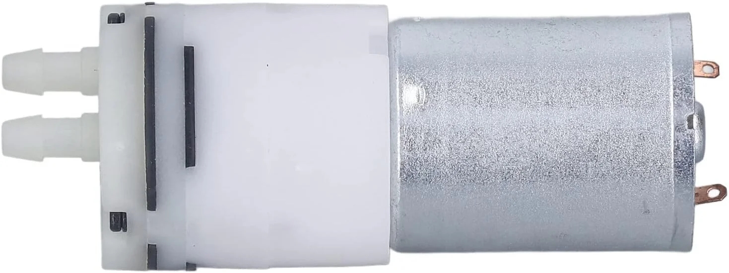 پمپ خلاء میکرو Eacam، موتور پمپ آب و هوا کوچک با پلاستیک مهندسی، قابل حمل و نصب آسان، کم صدا، مقاوم در برابر خوردگی، فشار بالا، عمر طولانی، DC12V 3.6W