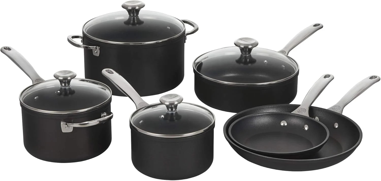 ست ظروف نچسب حرفه ای Le Creuset، ۱۰ پارچه ست ظروف نچسب حرفه ای Le Creuset، ۱۰ پارچه