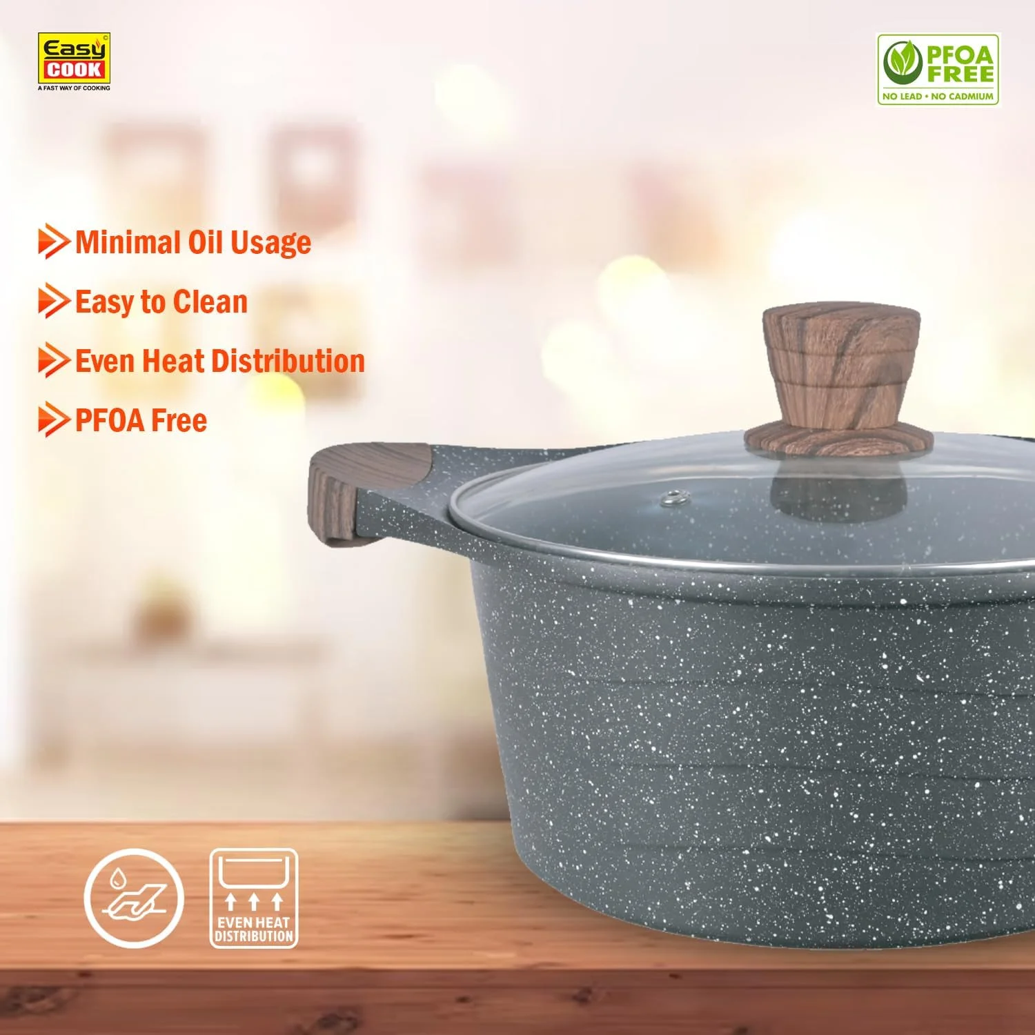 ست ظروف پخت و پز نچسب 11 پارچه با روکش مرمر EASY COOK | قابلمه 26 و 28 سانتی متری با درب شیشه ای | شیرجوش 16 سانتی متری | تابه 26 سانتی متری | تاوا 26 سانتی متری | 3 عدد ابزار نایلونی ست ظروف پخت و پز نچسب 11 پارچه با روکش مرمر EASY COOK | قابلمه 26 و 28 سانتی متری با درب شیشه ای | شیرجوش 16 سانتی متری | تابه 26 سانتی متری | تاوا 26 سانتی متری | 3 عدد ابزار نایلونی