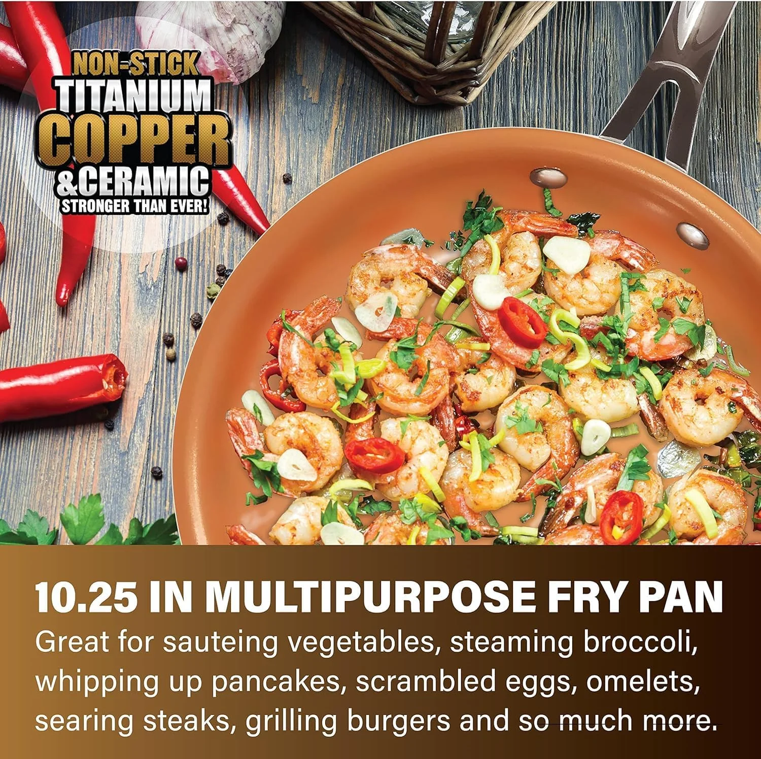 ست 10 تکه ظروف سرامیکی Koeay، ست قابلمه و تابه نچسب با پوشش سرامیکی فوق العاده نچسب توسط سرآشپز دنیل گرین، 100% بدون PFOA، دسته های خنک شونده، قابل شستشو در ماشین ظرفشویی و استفاده در فر - نسخه 2024