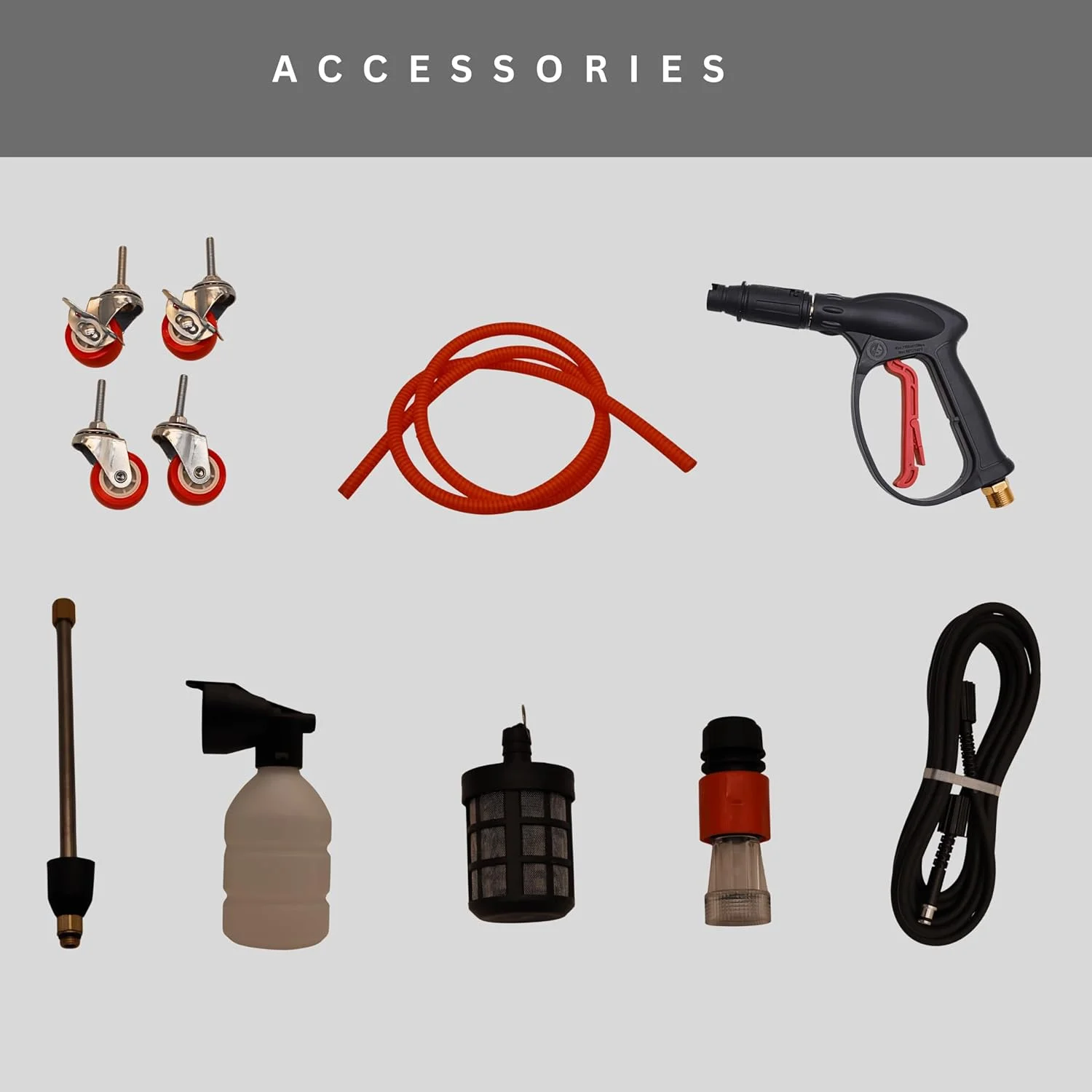 کارواش فشار قوی BONAI BN-HK70، 3000 وات | کارواش 300 بار | جریان 8.5 لیتر در دقیقه | خود مکش، توقف خودکار، محافظت در برابر گرمای بیش از حد | دستگاه تمیز کننده ماشین، پاسیو، راهرو و باغ