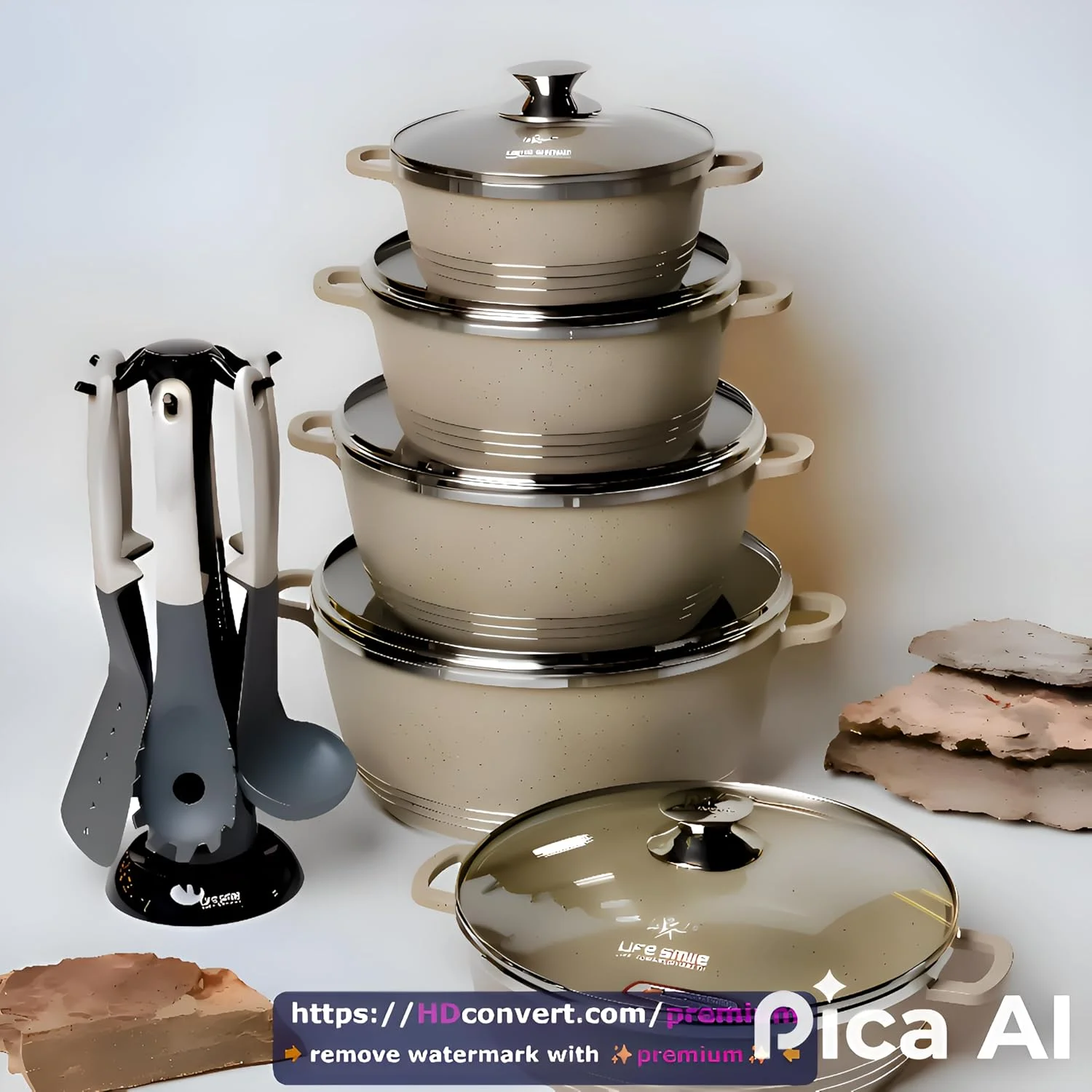 ست ظروف پخت و پز 10 پارچه نچسب پریمیوم - قابلمه و تابه های آلومینیومی دایکاست با درب شیشه ای، مقاوم در برابر خراش، قابل شستشو در ماشین ظرفشویی، سازگار با اجاق القایی، فاقد PFOA، سایزهای 18-26 سانتی متر ست ظروف پخت و پز 10 پارچه نچسب پریمیوم - قابلمه و تابه های آلومینیومی دایکاست با درب شیشه ای، مقاوم در برابر خراش، قابل شستشو در ماشین ظرفشویی، سازگار با اجاق القایی، فاقد PFOA، سایزهای 18-26 سانتی متر