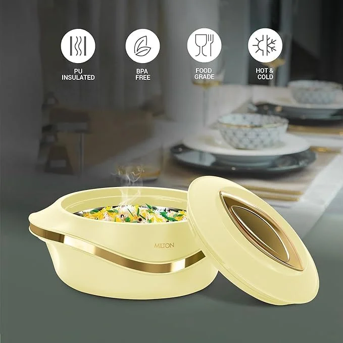 Milton Pearl 3 Pcs Hot Pot Set - 1 Ltr / 1.5 Ltr / 2.5Ltr