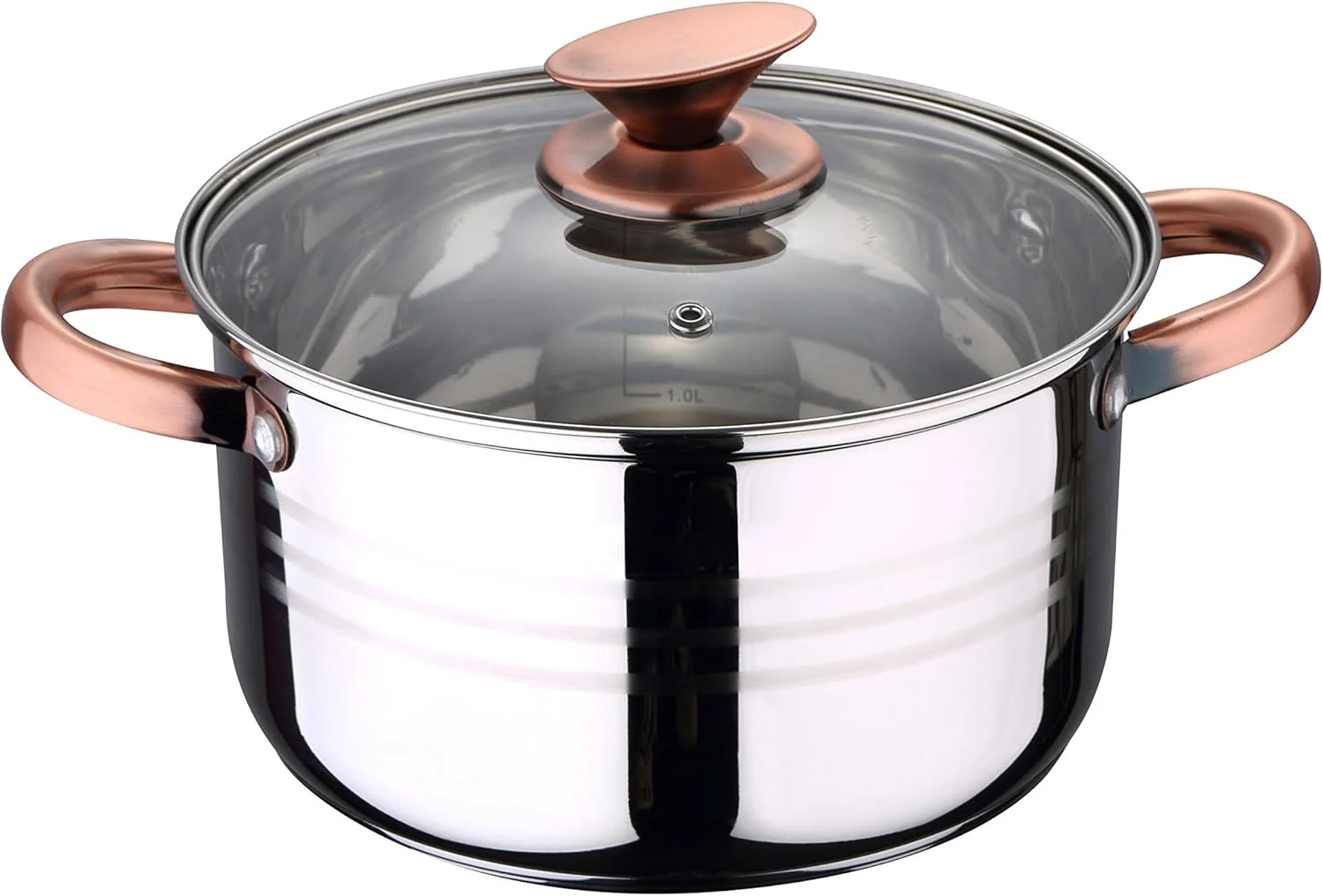 ست 8 پارچه ظروف پخت و پز استیل سان ایگناسیو مدل ALTEA با کف القایی، ست قابلمه، SG8021 ست 8 پارچه ظروف پخت و پز استیل سان ایگناسیو مدل ALTEA با کف القایی، ست قابلمه، SG8021