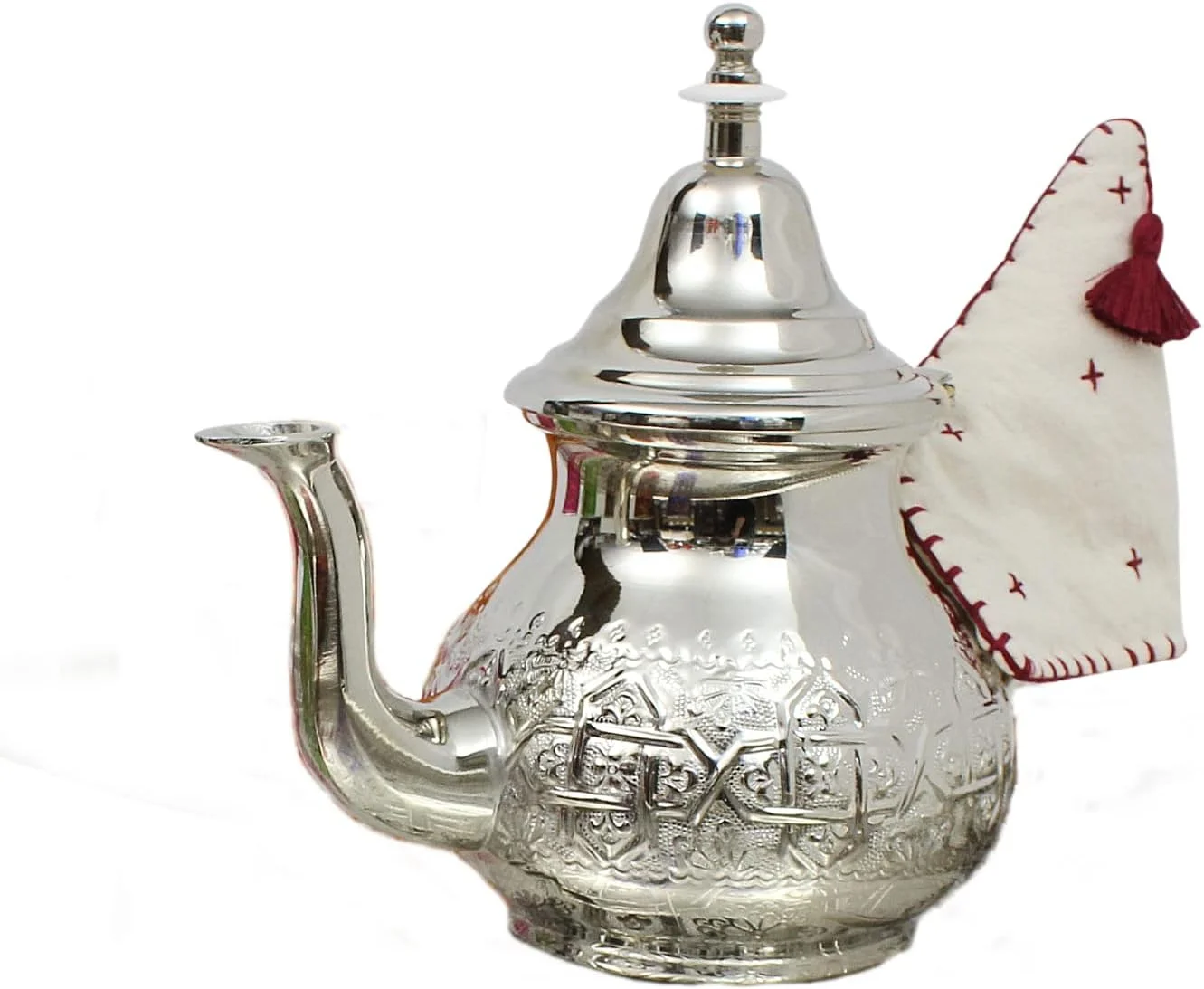 نگهدارنده قوری اسنس آف مراکش، 100% پنبه با منگوله زرشکی، دست ساز، دست دوز و دست دوزی شده (بسته 3 عددی) نگهدارنده قوری اسنس آف مراکش، 100% پنبه با منگوله زرشکی، دست ساز، دست دوز و دست دوزی شده (بسته 3 عددی)