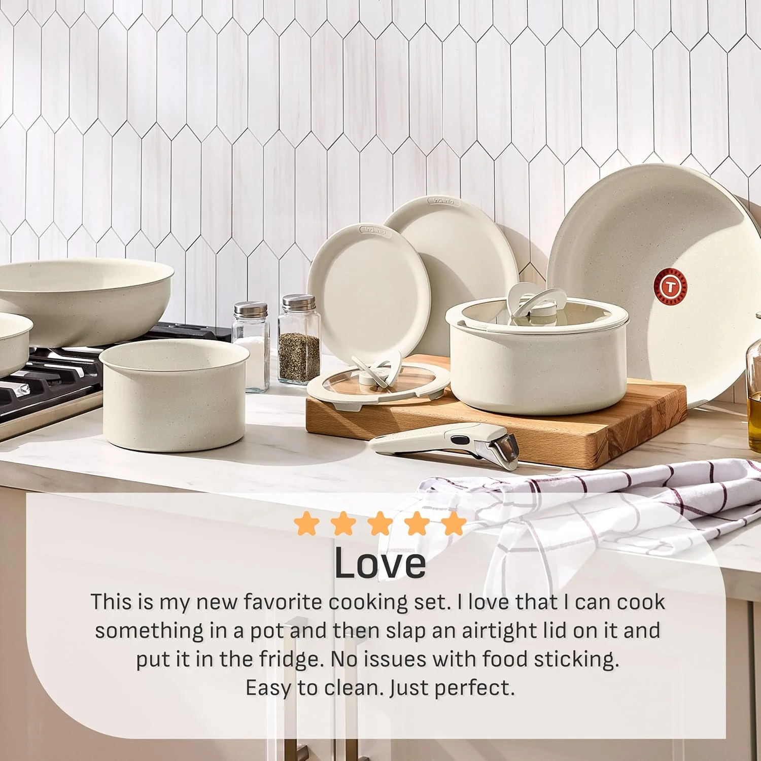 ست ظروف آشپزی 11 پارچه T-fal Ingenio Essentials با دسته جداشدنی/قابل جابجایی، گرانیت تیتانیوم نچسب، ایمن برای فر تا 260 درجه سانتیگراد، قابل انباشتن، ست قابلمه و تابه، تابه سرخ کن، قابل شستشو در ماشین ظرفشویی، بژ ست ظروف آشپزی 11 پارچه T-fal Ingenio Essentials با دسته جداشدنی/قابل جابجایی، گرانیت تیتانیوم نچسب، ایمن برای فر تا 260 درجه سانتیگراد، قابل انباشتن، ست قابلمه و تابه، تابه سرخ کن، قابل شستشو در ماشین ظرفشویی، بژ