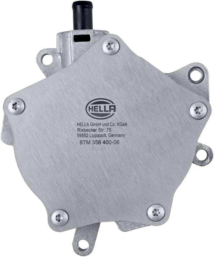 پمپ وکیوم HELLA 8TM 358 400-061، سیستم ترمز، پمپ پره ای، مکانیکی - تعداد اتصالات: 1 - همراه با مهر و موم