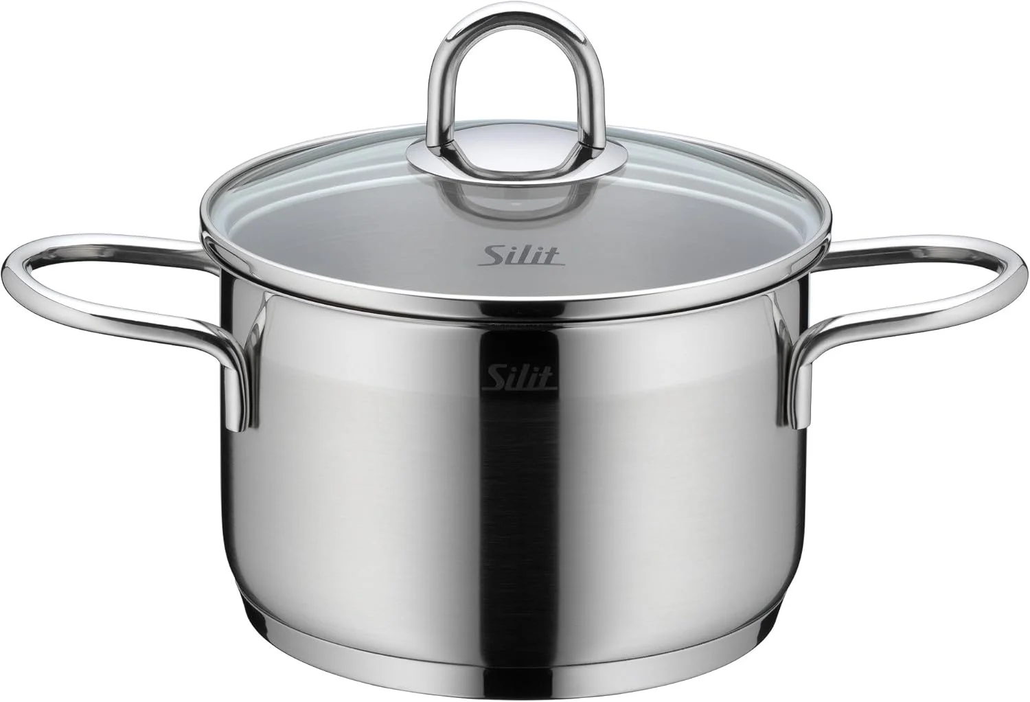 ست قابلمه 7 پارچه سیلیت WMF مدل Diamant، لبه مخصوص ریختن، درب شیشه ای، استیل ضد زنگ براق، مناسب برای اجاق های القایی، قابل شستشو در ماشین ظرفشویی