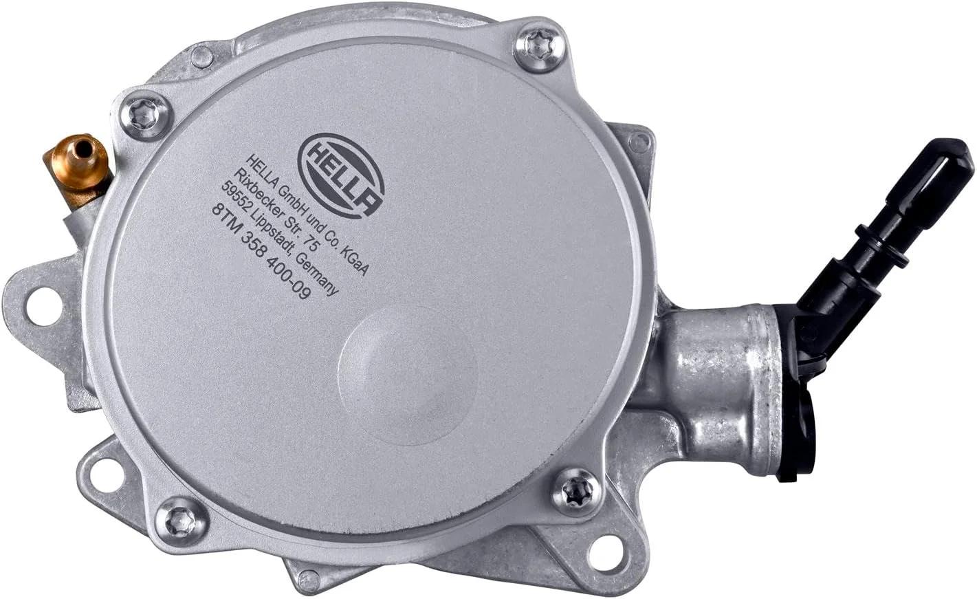 پمپ وکیوم HELLA 8TM 358 400-091، سیستم ترمز، پمپ پره ای، مکانیکی - تعداد اتصالات: 2 - همراه با مهر و موم