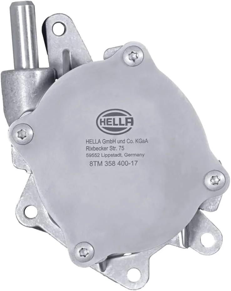 پمپ وکیوم HELLA 8TM 358 400-171، سیستم ترمز، پمپ پره ای، مکانیکی - تعداد اتصالات: 1 - همراه با مهر و موم