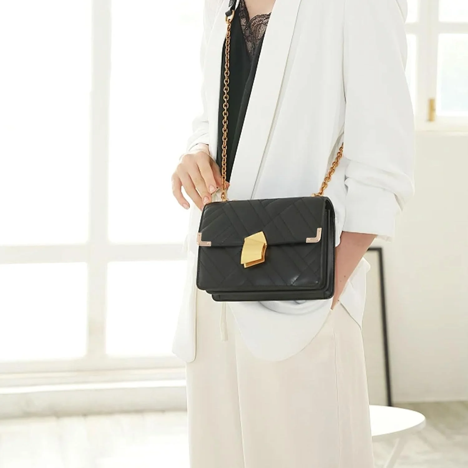 CHGCRAFT 24 Piece Set, 4 Metal Handbag Hollow Corner Protectors, Four-Color, Edge Protection Decorative Corner Protectors for Handbags, Wallets, Books, and Photo Frames, Decorative Buckles CHGCRAFT 24 Piece Set, 4 Metal Handbag Hollow Corner Protectors, Four-Color, Edge Protection Decorative Corner Protectors for Handbags, Wallets, Books, and Photo Frames, Decorative Buckles