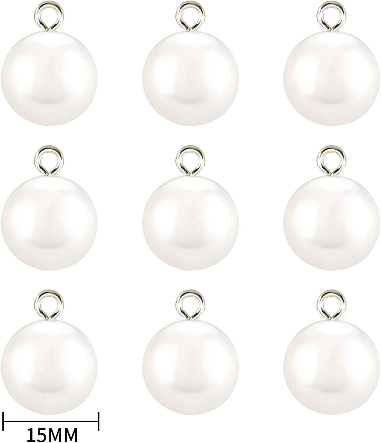 دکمه های مرواریدی CHAVA، 30 عدد دکمه مروارید مصنوعی براق ساتن با پایه گنبدی توپی 15 میلی متری برای لباس، ژاکت، پیراهن، دامن، لباس عروسی، صنایع دستی DIY دکمه های مرواریدی CHAVA، 30 عدد دکمه مروارید مصنوعی براق ساتن با پایه گنبدی توپی 15 میلی متری برای لباس، ژاکت، پیراهن، دامن، لباس عروسی، صنایع دستی DIY