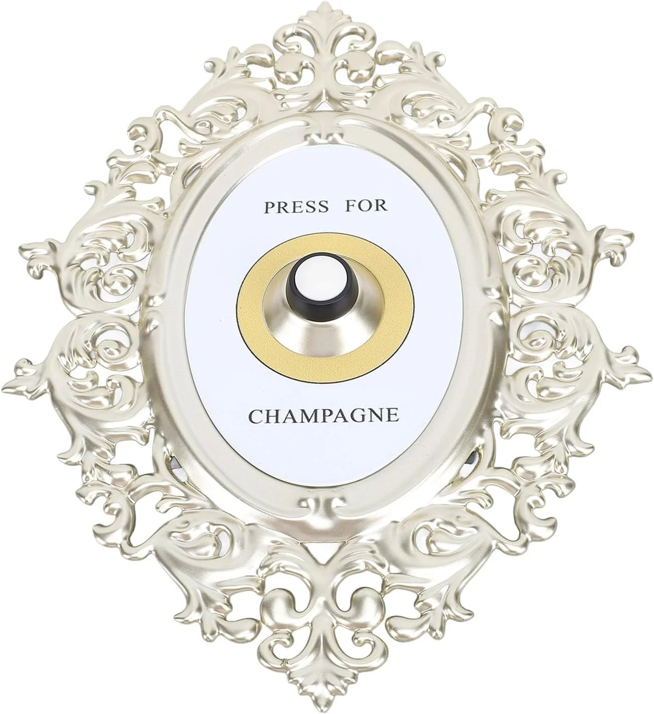 دکمه شامپاین، دکمه فشاری به سبک رترو برای شامپاین، زنگ فلزی تزئینی فرانسوی با جنس آهن برای خانه، هتل، به سادگی دکمه شامپاین را فشار دهید تا تجمل را ارتقا دهید