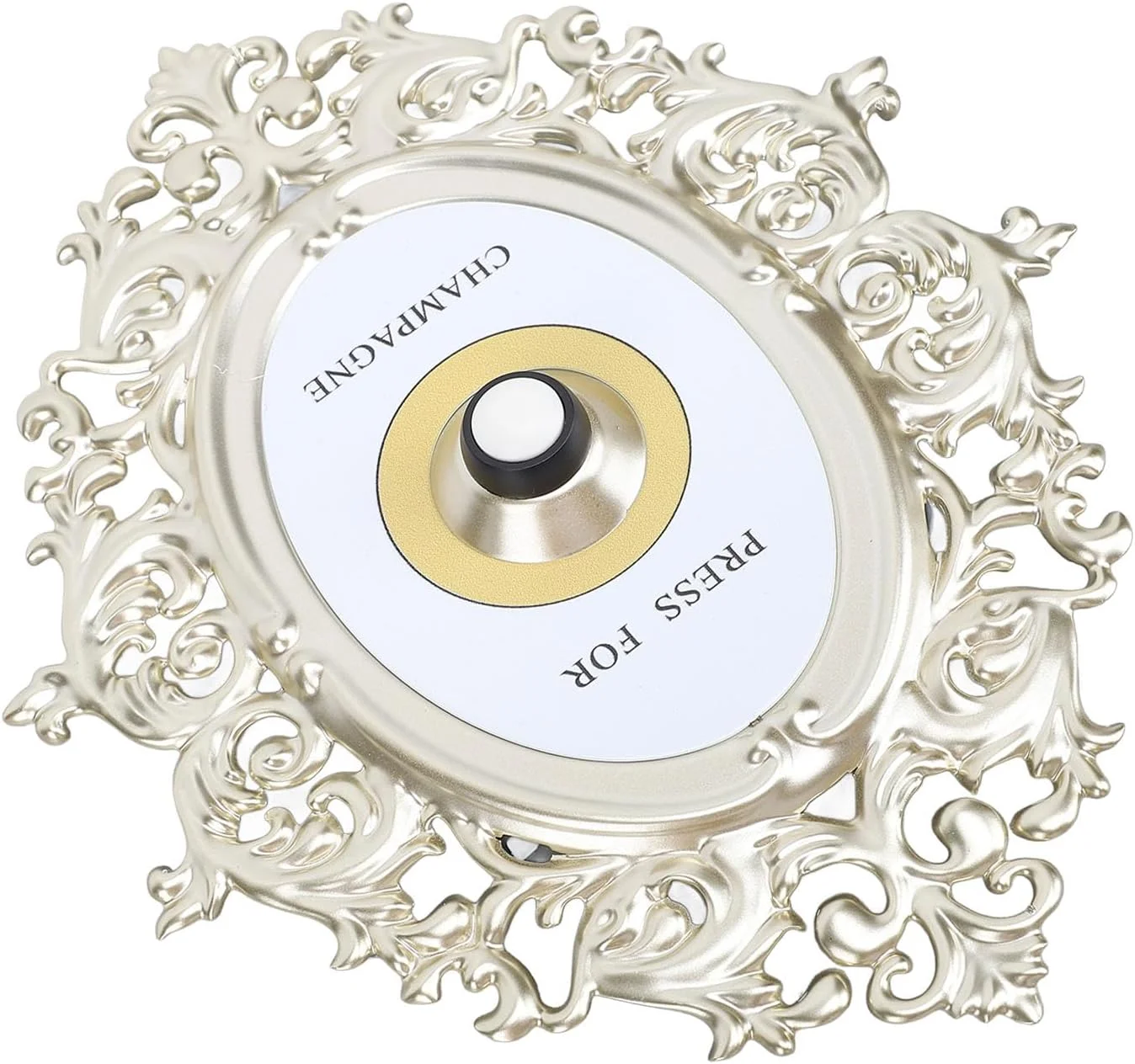 دکمه شامپاین، دکمه فشاری به سبک رترو برای شامپاین، زنگ فلزی تزئینی فرانسوی با جنس آهن برای خانه، هتل، به سادگی دکمه شامپاین را فشار دهید تا تجمل را ارتقا دهید