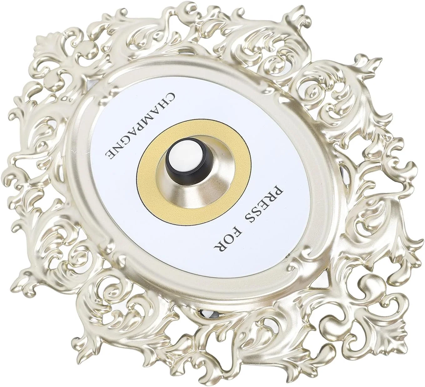دکمه شامپاین، دکمه فشاری به سبک رترو برای شامپاین، زنگ فلزی تزئینی فرانسوی با جنس آهن برای خانه، هتل، به سادگی دکمه شامپاین را فشار دهید تا تجمل را ارتقا دهید