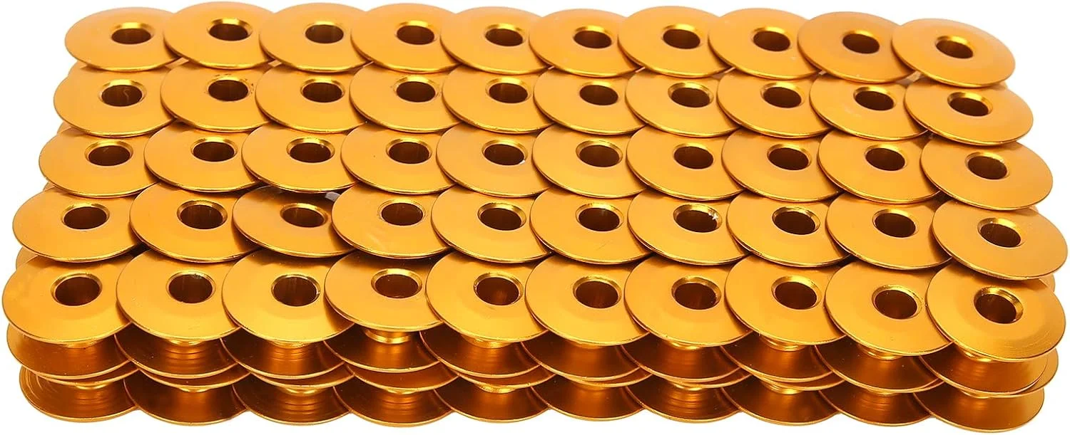CENAP Sewing Machine Bobbins Walking Foot Flat Car Embroidery Machine Aluminum Bobbin Flat Bevel Replacement Gold Thread for Lockstitch (Color : 40264a Plane) CENAP Sewing Machine Bobbins Walking Foot Flat Car Embroidery Machine Aluminum Bobbin Flat Bevel Replacement Gold Thread for Lockstitch (Color : 40264a Plane)