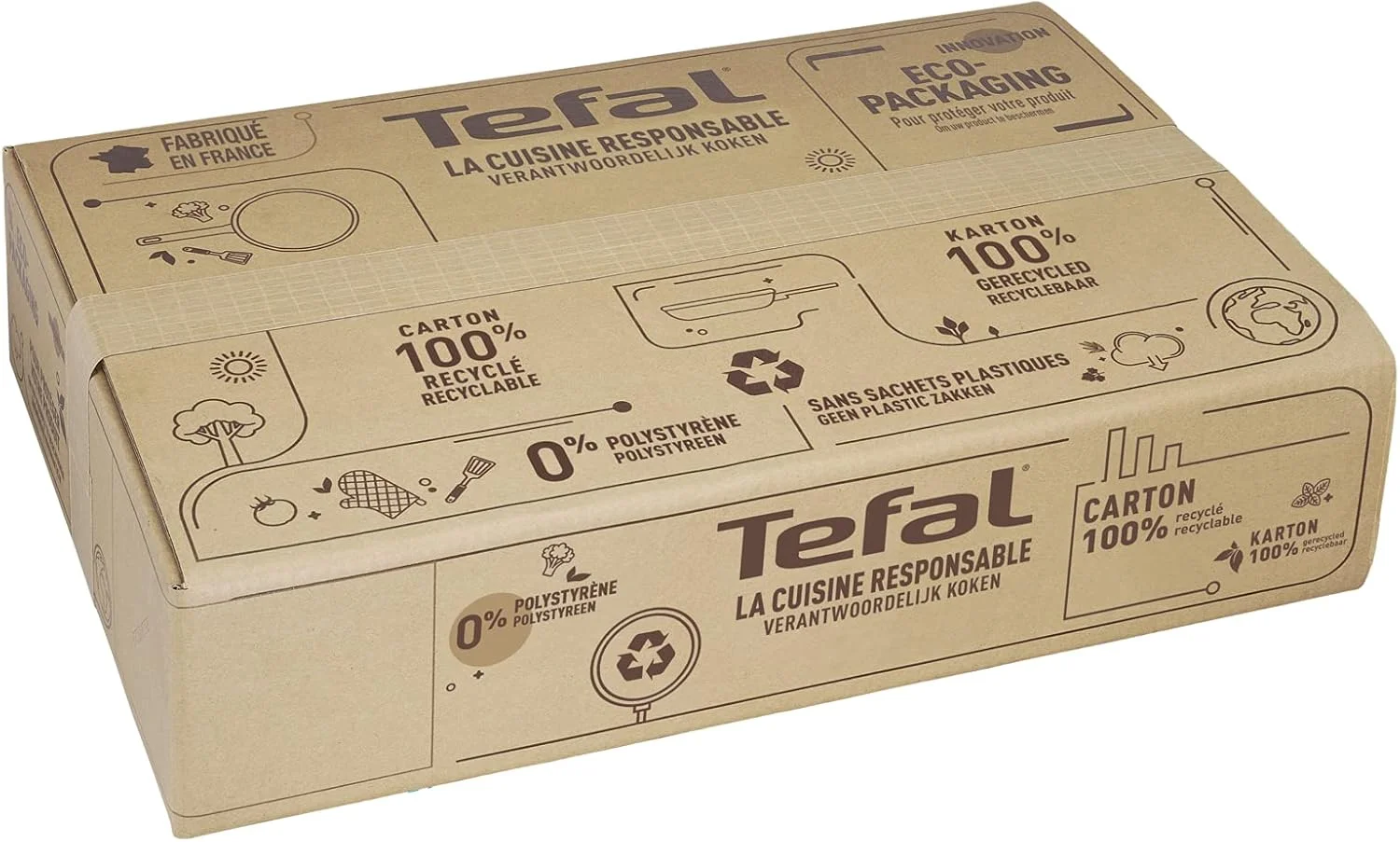 ست 3 تکه قابلمه استیل تفال مدل Comfort Max، نقره ای ست 3 تکه قابلمه استیل تفال مدل Comfort Max، نقره ای